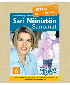 Sari Niinistön vaalilehti julkaistu. Lue nyt.